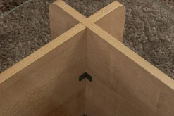 Tavolini Da Salotto|Salotto > Dmora Tavolino da Salotto Portariviste Forma Rettangolare 105x65x40h cm, Sfumatura Colore Struttura Quercia - Teti Marrone Quercia