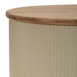 Tavolini Da Salotto > Dmora Tavolino da Salotto Marrone Rovere Bianco 3 Vani Forma Rettangolare 120x60x53h cm, Colore Ripiano Marrone - Karaseso Bianco, Marrone Rovere