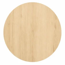 Tavolino da Salotto Marrone Rovere Chiaro Nero con Ruote 2 Vani 101x54.5x47.5h cm, Forma Rettangolare - Erice