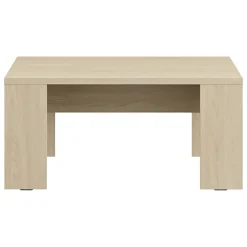Tavolino da Salotto Marrone Rovere Forma Rettangolare Colore Ripiano Marrone 90x50x43h cm, Sfumatura Colore Struttura Rovere - Riposto