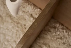 Tavolini Da Salotto > Dmora Tavolino da Salotto Forma Rotondo Colore Ripiano Trasparente 75x75x35h cm, Sfumatura Colore Struttura Rovere - Cugnoli Marrone Rovere