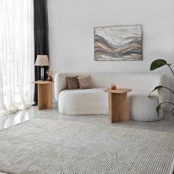 Tavolino da Salotto Marrone Rovere Modulabile Forma Quadrato 40x40x50h cm, Sfumatura Colore Ripiano Rovere - Meduno