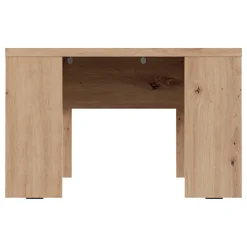 Tavolini Da Salotto > Dmora Tavolino da Salotto Forma Rettangolare Colore Ripiano Marrone 120x67x43h cm, Sfumatura Colore Struttura Rovere Nodi - Bertona Marrone Rovere Nodi