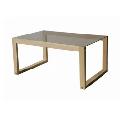 Tavolino da Salotto Marrone Rovere Portariviste Forma Rettangolare 85x55x40h cm, Sfumatura Colore Struttura Rovere - Aldino