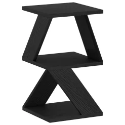 Tavolini Da Salotto|Salotto > Dmora Tavolino da Salotto Effetto Fume Forma Rettangolare 80x80x40h cm, Materiale Struttura in Vetro - Gran Nero Antracite