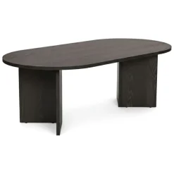 Tavolini Da Salotto > Dmora Tavolino da Salotto Forma Rettangolare Materiale Piano in Legno Nobilitato 119x60x40h cm, Colore Ripiano - Turate Nero