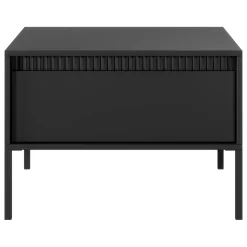 Tavolini Da Salotto > Dmora Tavolino da Salotto un Cassetto con Piedini 68x48x68h cm, un Vano - Kasinela Nero