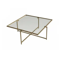 Tavolini Da Salotto|Salotto > Dmora Tavolino da Salotto Cassetti Resistente All'appannamento 94x64x35h cm, Vani - Anna Oro