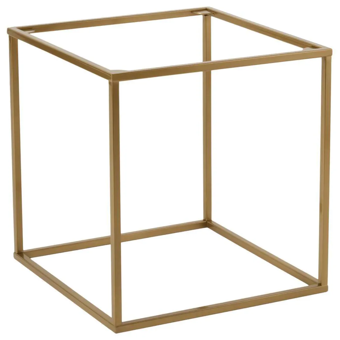 Tavolini Da Salotto > Dmora Tavolino da Salotto Forma Rotondo Materiale Piano in Vetro 80x80x43h cm, Colore Ripiano Trasparente - Moena Oro