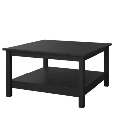 Tavolino da salotto quadrato nero 81x81x45h cm - Casato