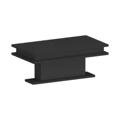 Tavolino da salotto rettangolare antracite 100x55x42h cm - Iside