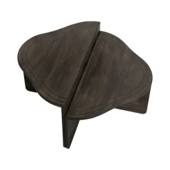 Tavolino da salotto rettangolare antracite 90x90x40h cm - Emiri