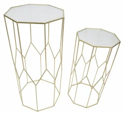 Tavolini Da Salotto|Salotto > Dmora Tavolino da salotto rettangolare quercia 100x59x44h cm - Alfonsa Marrone Rovere Nodi