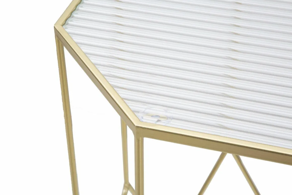 Tavolini Da Salotto|Salotto > Dmora Tavolino da salotto rettangolare quercia 100x59x44h cm - Alfonsa Marrone Rovere Nodi