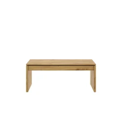 Tavolini Da Salotto|Salotto > Dmora Tavolino da salotto rettangolare rovere nodi 105x45x55h cm - Aspra Marrone Rovere Nodi