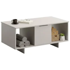 Tavolini Da Salotto > Dmora Tavolino da salotto Rho, 100x55 h55 cm, Beige Beige Cashmere