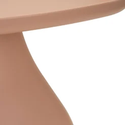Tavolino da Salotto Rosa Adatto per Indoor/outdoor Angoli Arrotondati Forma Rettangolare 48x48x38h cm, Colore Ripiano Rosa - Inhamb