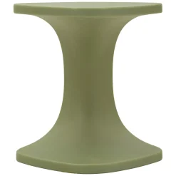 Tavolino da Salotto Verde Adatto per Indoor/outdoor Forma Rettangolare 44x54x44h cm, Colore Ripiano Verde - Bagan
