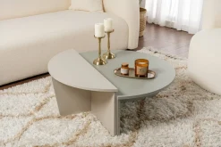 Tavolini Da Salotto > Dmora Tavolino da Salotto Peso Massimo Supportato 15 kg Forma Rettangolare 90x60x35h cm, Materiale Piano in Legno Nobilitato - Mansue Verde