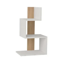 Tavolini Da Salotto|Salotto > Dmora Tavolino salotto irregolare quercia 90x60x35h cm - Azim Marrone Quercia