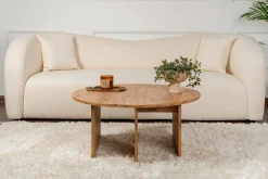 Tavolino salotto quadrato pino 90x90x41h cm - Tairn