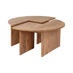 Tavolino salotto quadrato pino 90x90x41h cm - Tairn