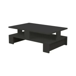 Tavolino salotto rettangolare antracite 80x50x27h cm - Telescopio