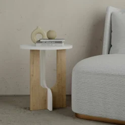 Tavolini Da Salotto|Salotto > Dmora Tavolino salotto rettangolare 102x43x50h cm - Adrina Bianco Lucido