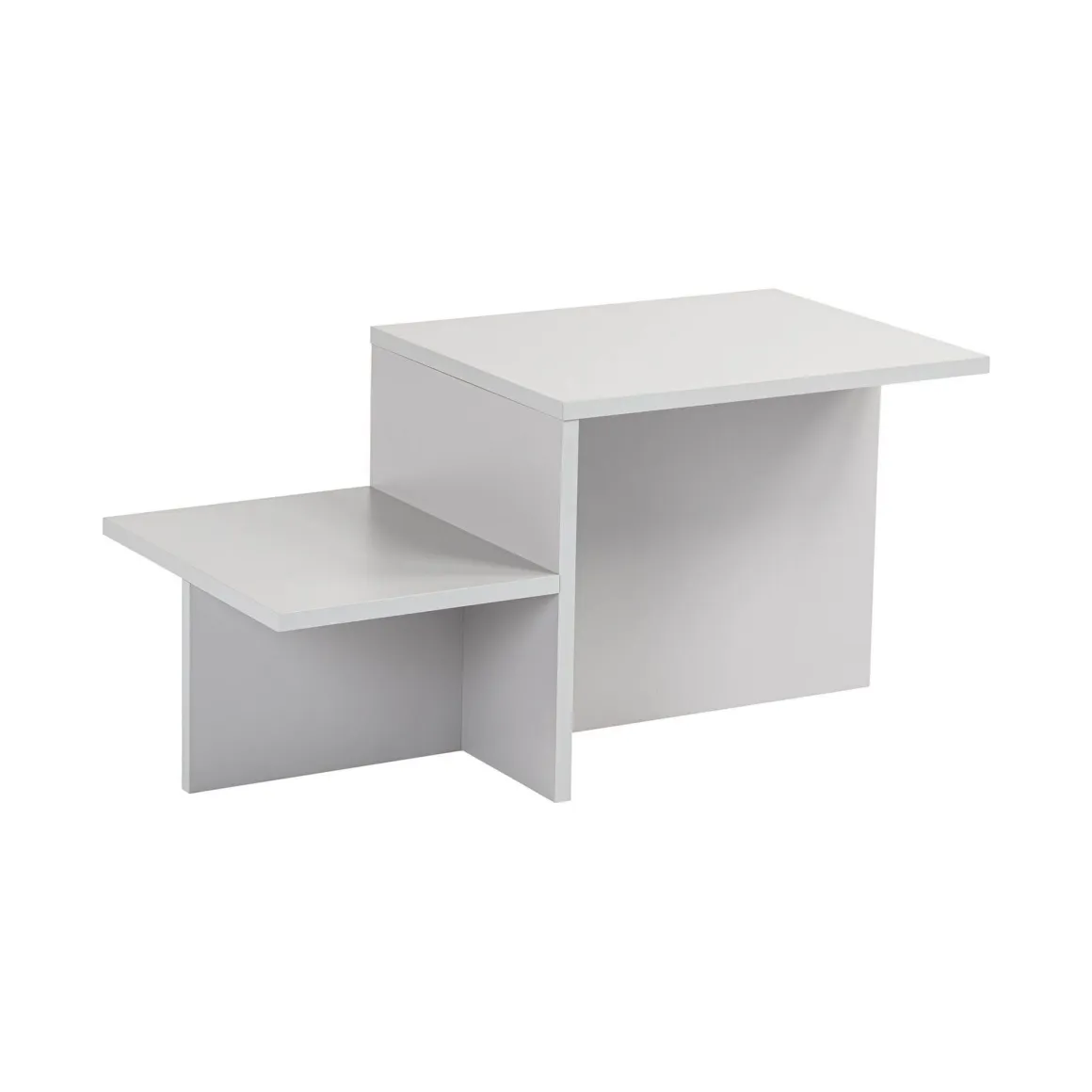 Tavolino salotto rettangolare grigio 80x40x40h cm - Varian