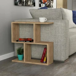 Tavolino salotto rettangolare quercia 60x20x60h cm - Fabrizia