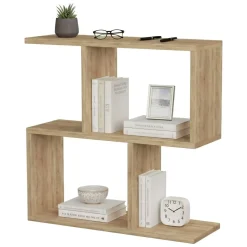Tavolino salotto rettangolare quercia 60x20x60h cm - Fabrizia