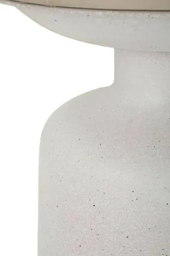 Tavolini Da Salotto > Dmora Tavolino salotto rotondo 45x45x39h cm - Ceva Bianco