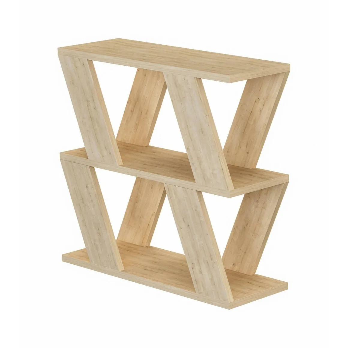 Tavolino soggiorno irregolare quercia 60x22x57h cm - Beniamina