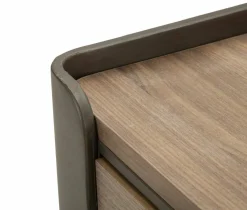 Tavolini Da Salotto > Dmora Tavolino soggiorno quadrato grigio e oro 40x40x42h cm - Collio Oro, Grigio
