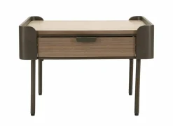 Tavolini Da Salotto > Dmora Tavolino soggiorno quadrato grigio e oro 40x40x42h cm - Collio Oro, Grigio