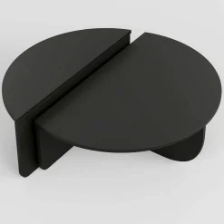 Tavolini Da Salotto|Salotto > Dmora Tavolino soggiorno rettangolare antracite 30x40x63h cm - Blas Nero Antracite