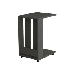 Tavolino soggiorno rettangolare antracite 37x45x60h cm - Kyant