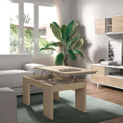 Tavolino soggiorno rettangolare rovere 100x43x50h cm - Almo