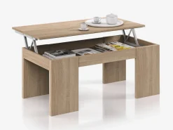 Tavolino soggiorno rettangolare rovere 100x43x50h cm - Almo