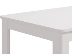 Tavolo Allungabile Bianco Lucido 8 Posti Allungabile 160x90.5x76.5h cm, - Colosimi