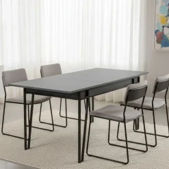 Tavoli Allungabili > Dmora Tavolo allungabile elegante 6-8 posti 170x80cm - Terralba Bianco