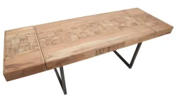 Tavolo allungabile Hadid, 160x90 h77 cm, Marrone e Nero