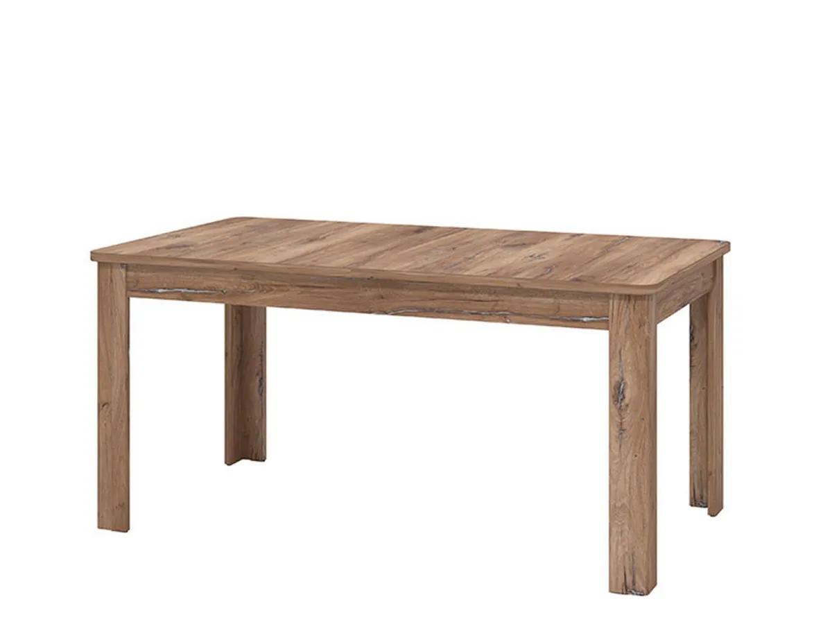 Tavoli Allungabili > Dmora Tavolo Allungabile 8 Posti Allungabile 160x91x77h cm, Effetto Invecchiato - Colosimi Marrone Noce