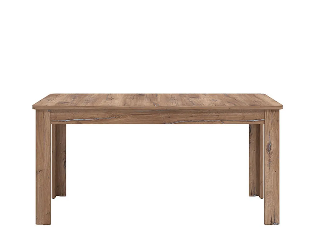 Tavoli Allungabili > Dmora Tavolo Allungabile 8 Posti Allungabile 160x91x77h cm, Effetto Invecchiato - Colosimi Marrone Noce