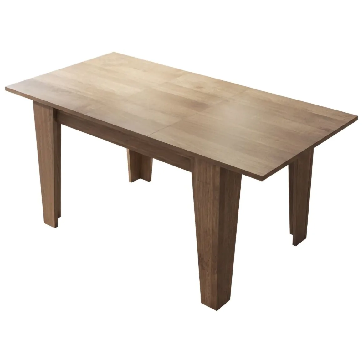 Tavoli Allungabili > Dmora Tavolo Allungabile Allungabile Meccanismo Estensione Allunga Centrale 200x88x78h cm, Lunghezza Massima 200 cm - Salmour Marrone Noce