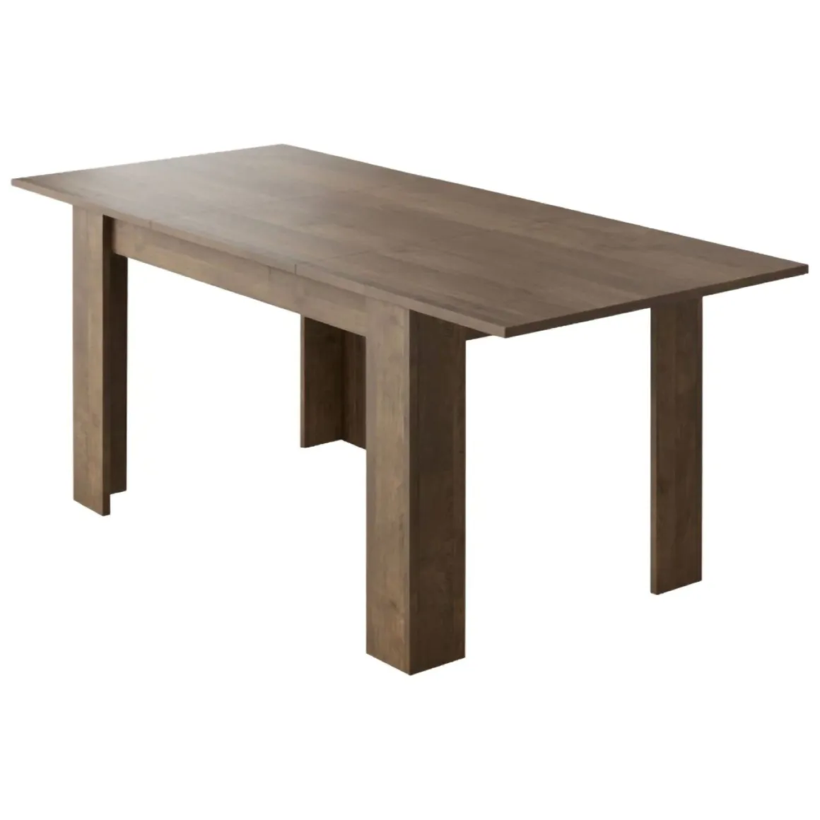 Tavoli Allungabili > Dmora Tavolo Allungabile Allungabile Meccanismo Estensione Allunga Centrale 220x90x75h cm, Lunghezza Massima 220 cm - Campora Marrone Noce