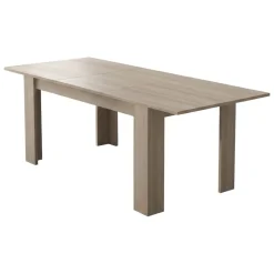 Tavolo Allungabile Marrone Olmo Allungabile Meccanismo Estensione Allunga Centrale 220x90x75h cm, Lunghezza Massima 220 cm - Campora