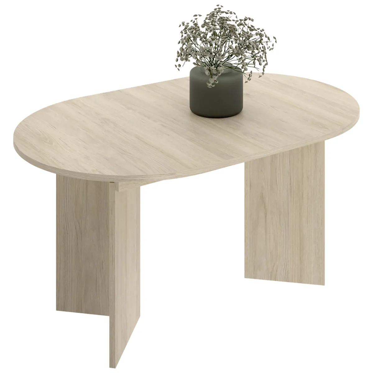 Tavoli Allungabili > Dmora Tavolo Allungabile 6 Posti Allungabile 90x140x76h cm, - Espanola Marrone Rovere