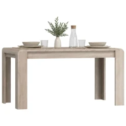 Tavoli Allungabili > Dmora Tavolo Allungabile 8 Posti Allungabile 180x90x76h cm, Meccanismo Estensione Allunga Centrale - Kasota Marrone Rovere