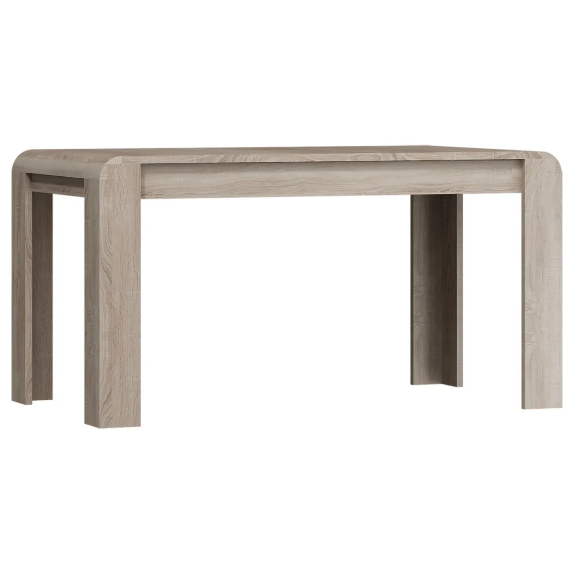 Tavoli Allungabili > Dmora Tavolo Allungabile 8 Posti Allungabile 180x90x76h cm, Meccanismo Estensione Allunga Centrale - Kasota Marrone Rovere